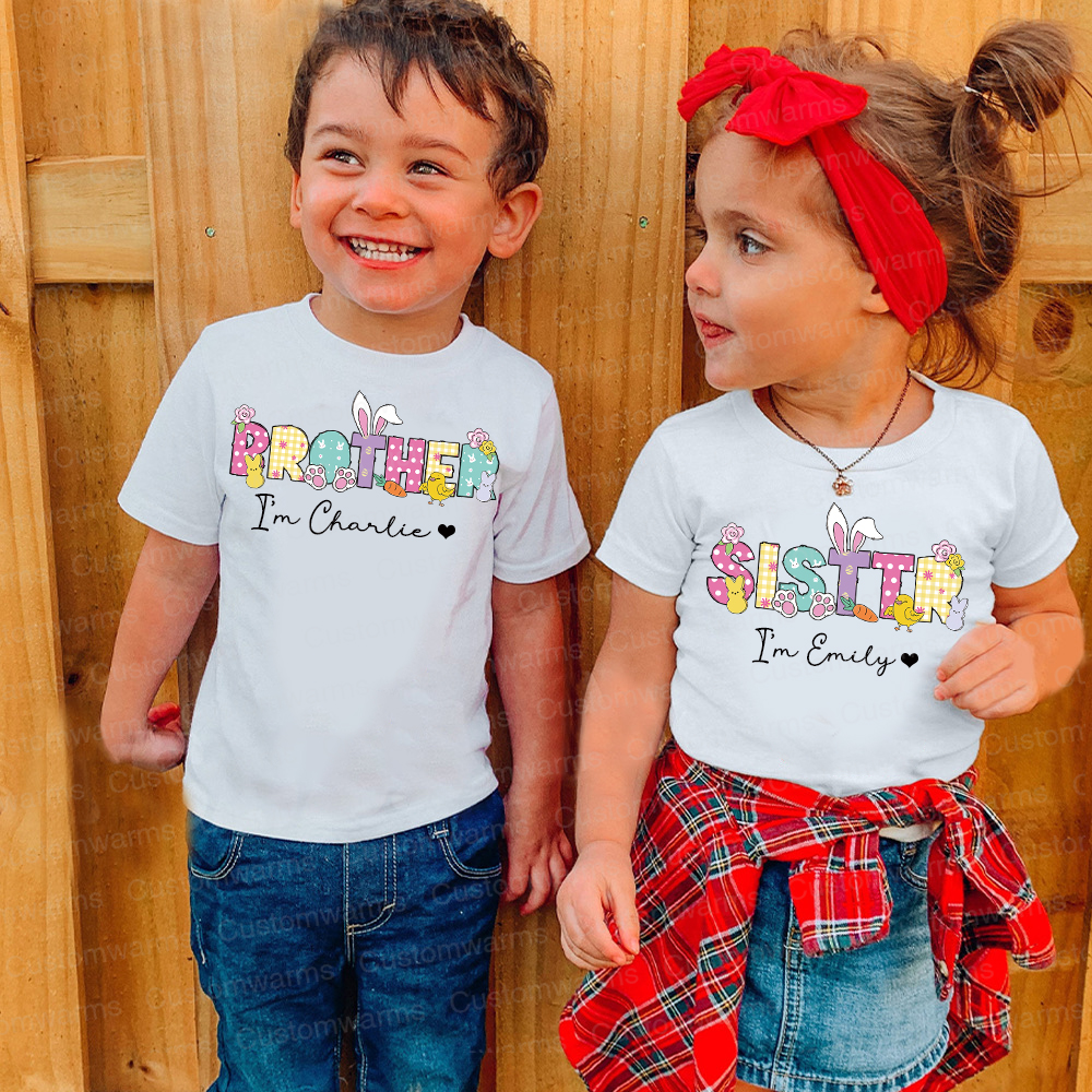 Personalized Family Happy Easter Matching Shirt | CWEaster73
