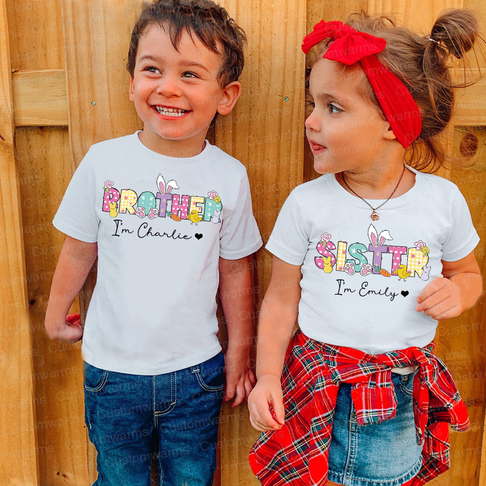 Personalized Family Happy Easter Matching Shirt | CWEaster73