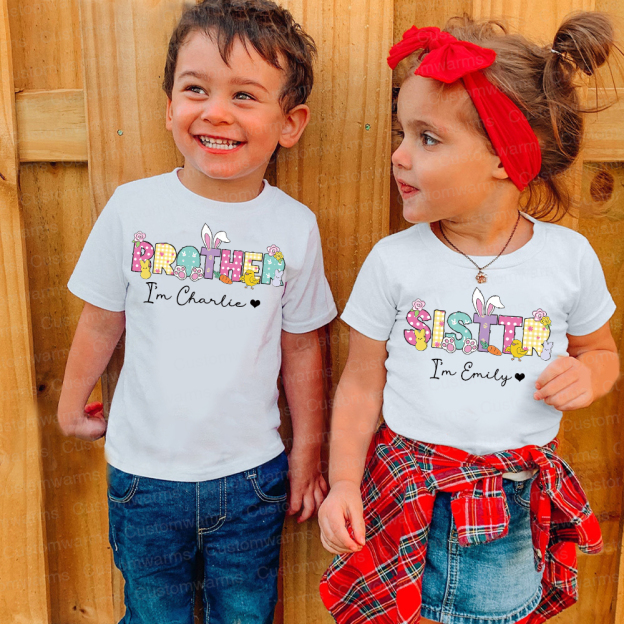 Personalized Family Happy Easter Matching Shirt | CWEaster73