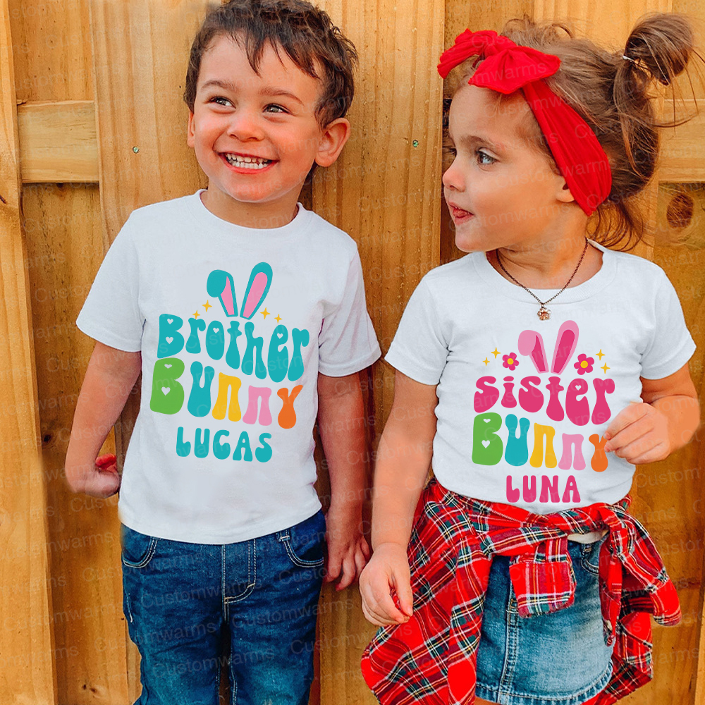 Personalized Family Happy Easter Matching Shirt | CWEaster75