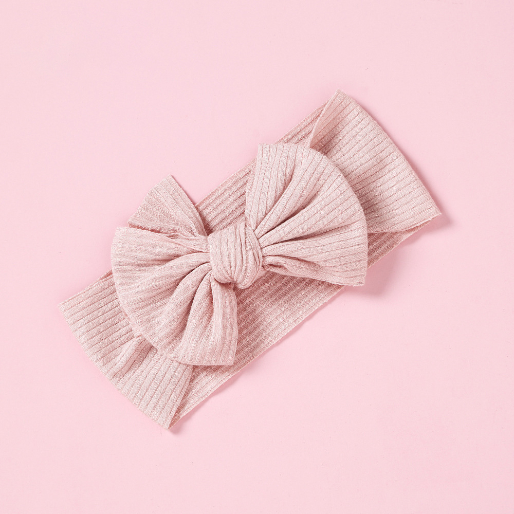 Personalized Embroidery Baby Girl Stretchy Bow Headband | CWBaby208