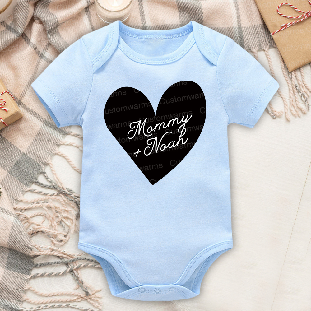 Personalized First Mother's Day Mommy and Baby Outfit | CWFamily62