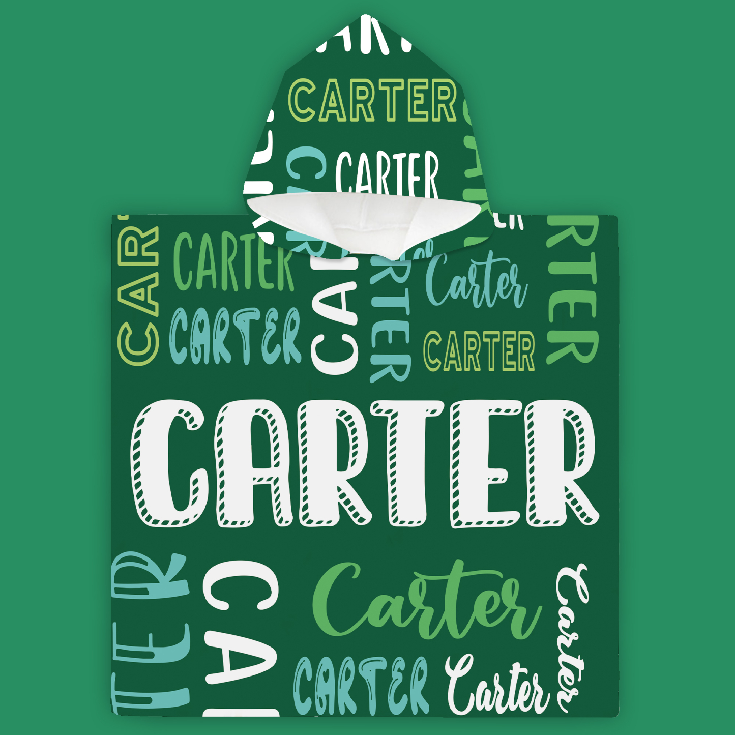 Personalized Hooded Beach Towel for Summer & Beach | CWHTowel22