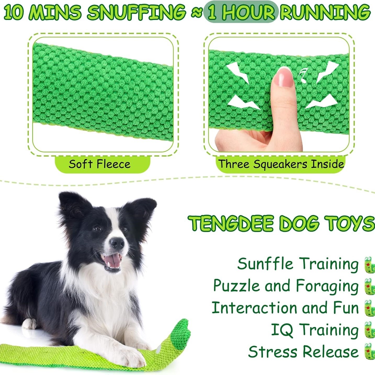 Soft Fabric Snail Squeaky Dog Toys | BKPet125