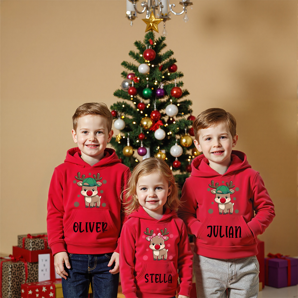 Personalized Kids Lovely Christmas Hoodie | InSweatshirt82
