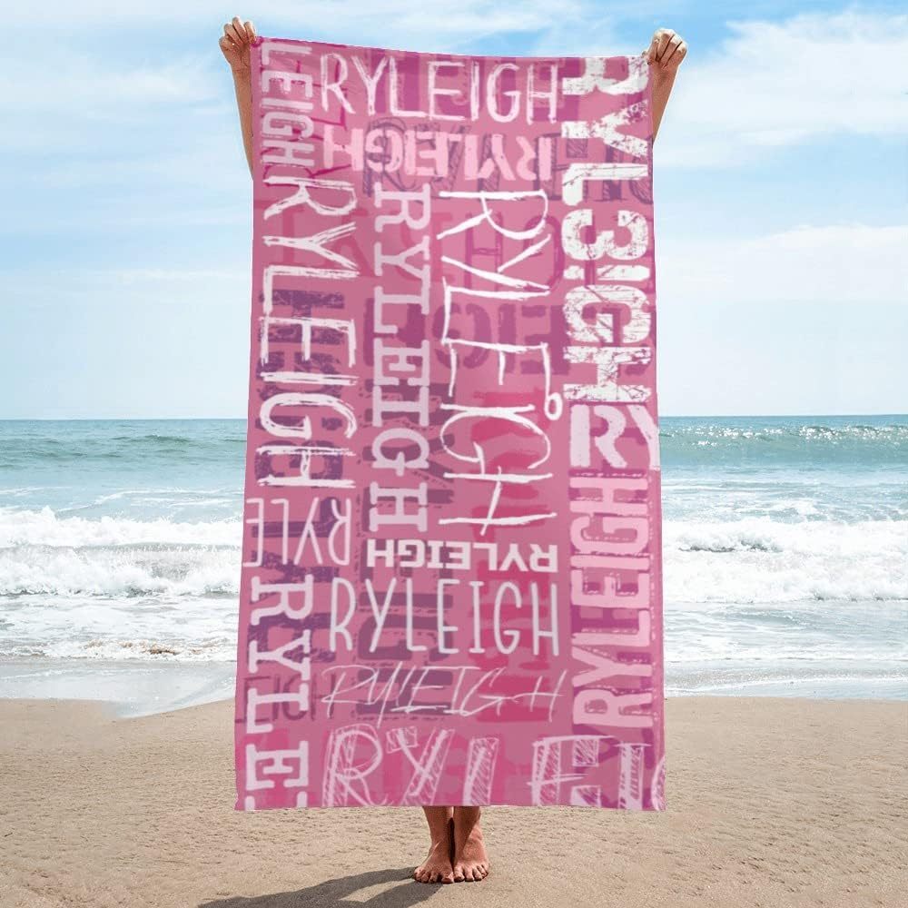 Personalized Lovely Kid Towel for Summer & Beach | CWTowel92