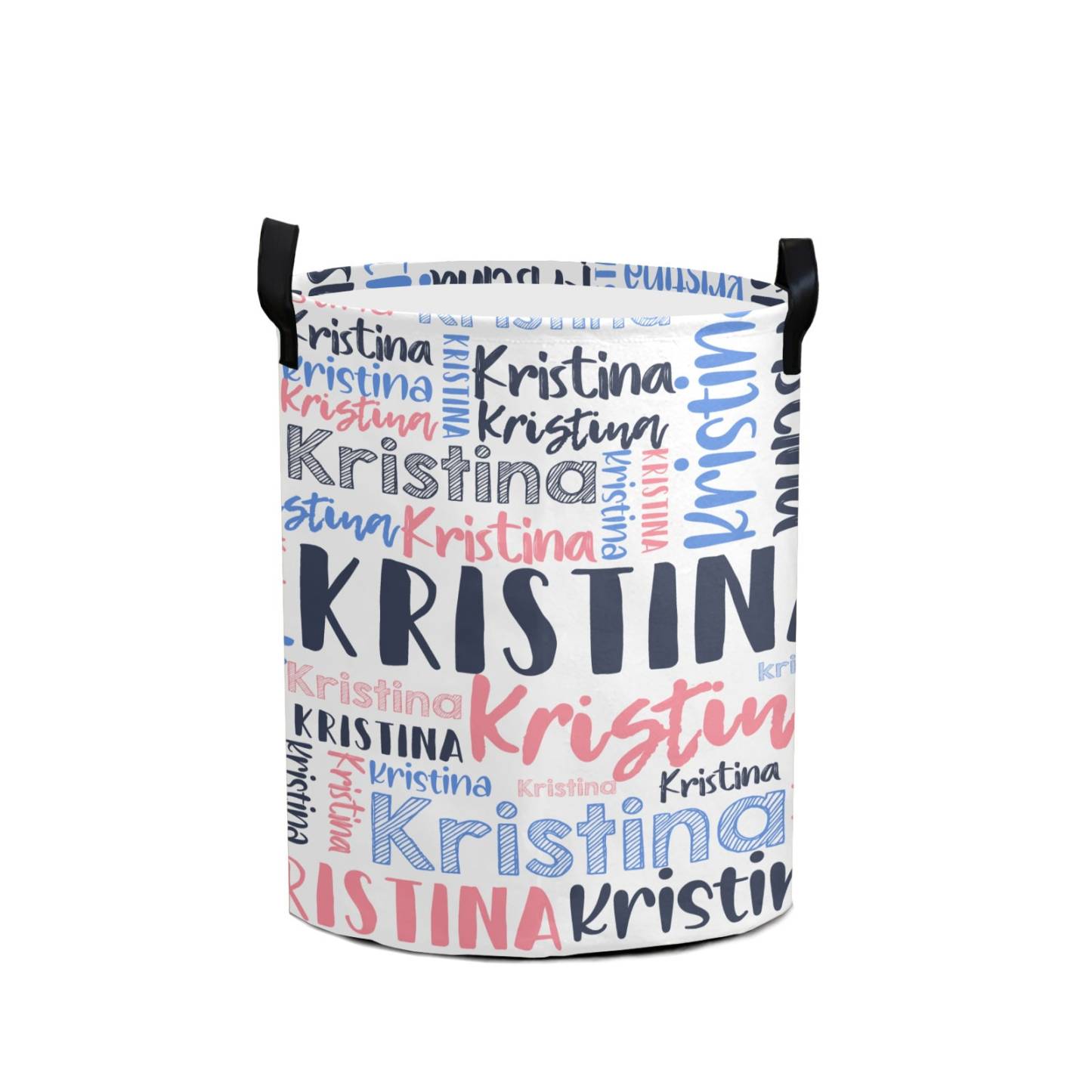 Personalized Laundry Collapsible Baskets with Handle | | CWBasket01