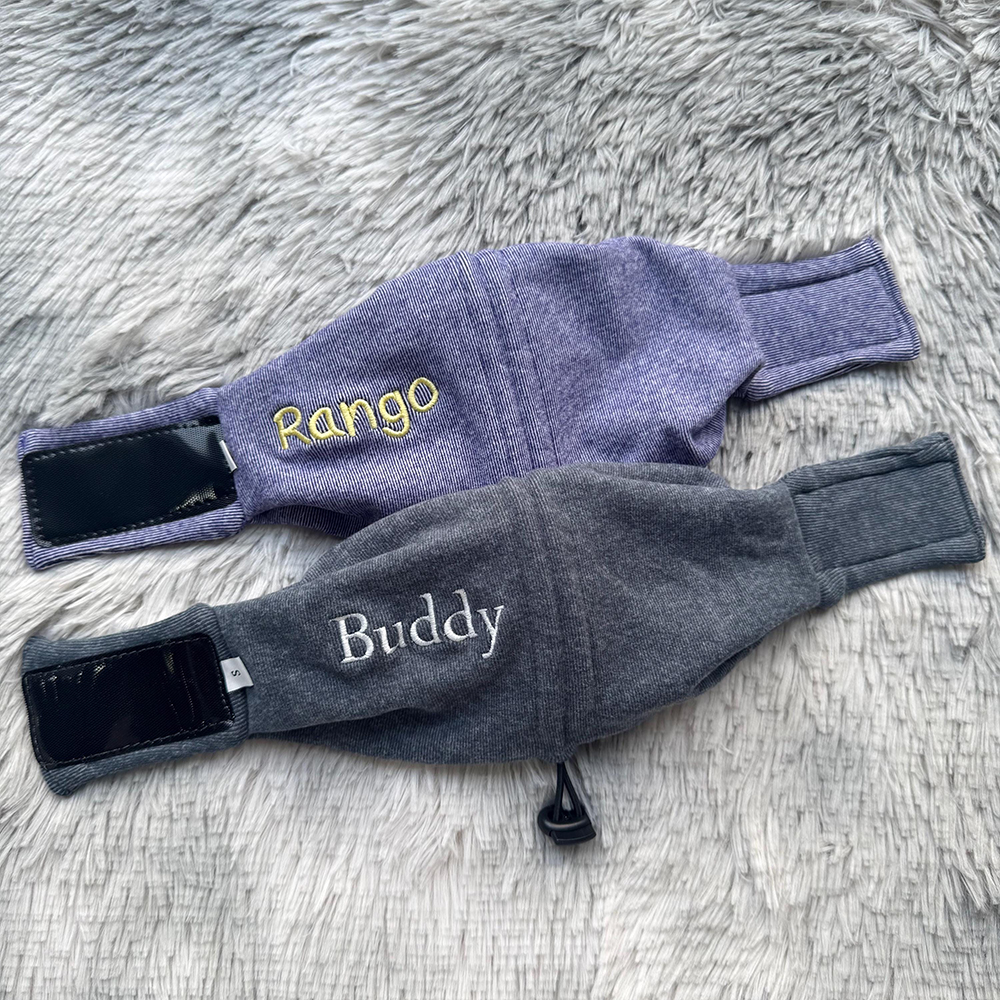 Personalized Embroidered Pet Anti-Fcrightened Soothing Headband | BKPet241