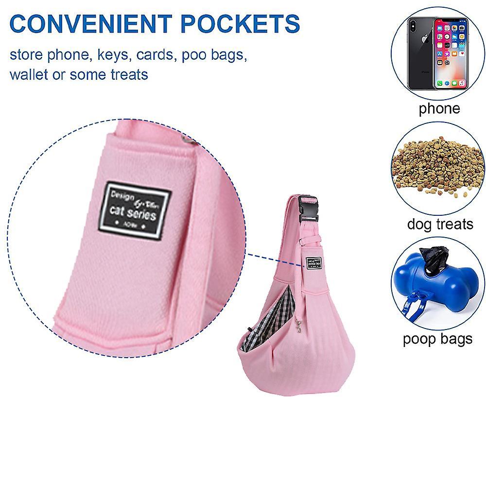 Personalized Pet Portraits Photo Hands Free Sling Carrier | BKPet390