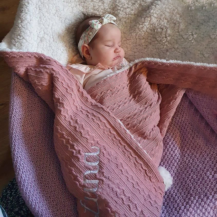 Personalized Embroidered Soft Fleece Baby Blanket | CWBaby80