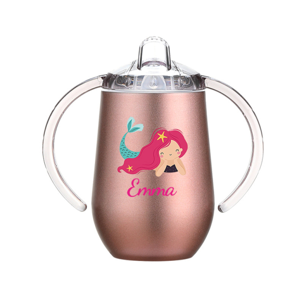 Personalized Lovely Stainless Steel Sippy Kids Cup  | Youcup04