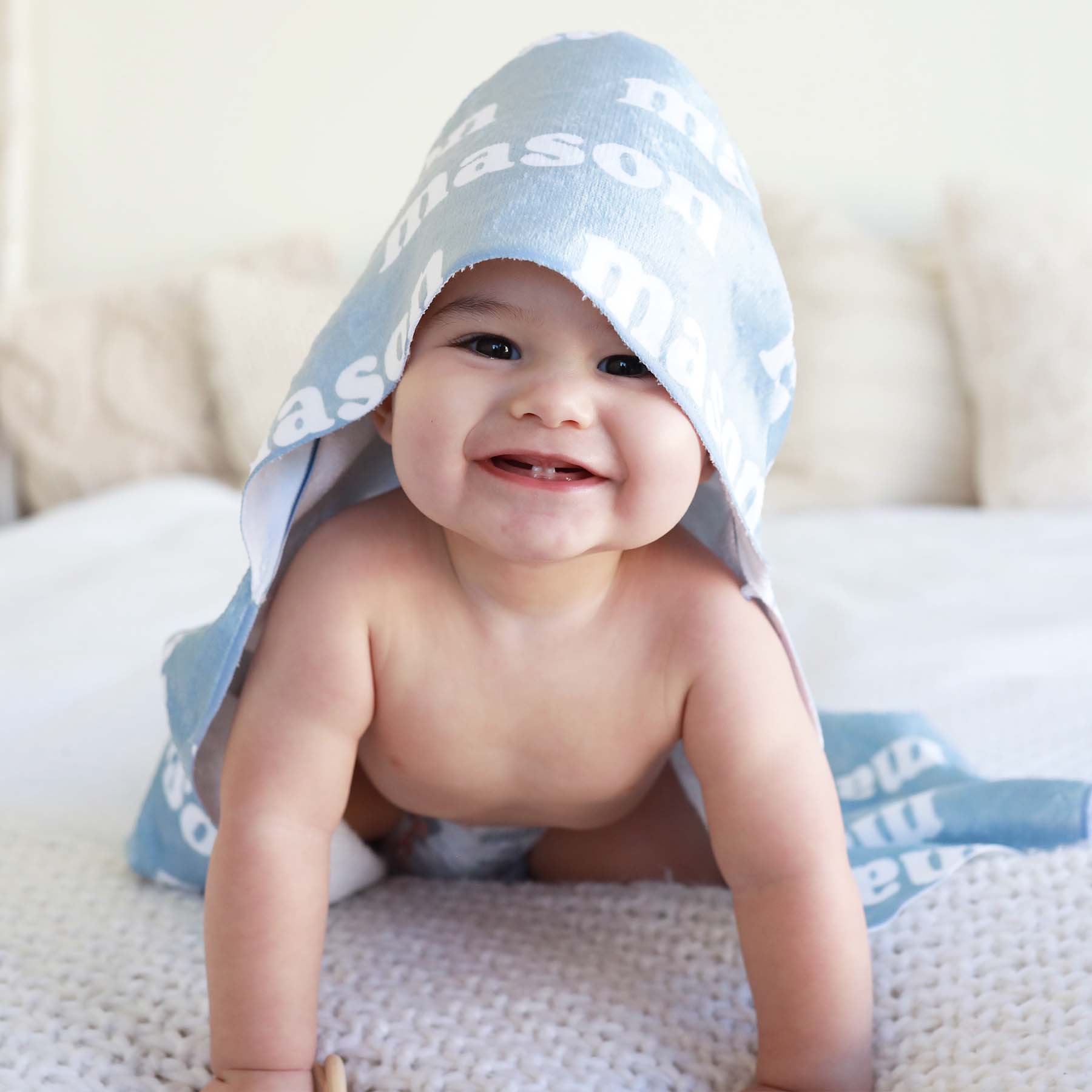 Personalized Baby Hooded Towel for Comfort & Unique | BBBlanket10