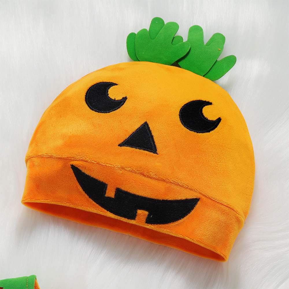 Personalized Baby Pumpkin Halloween Jumpsuit | CWHalloween42
