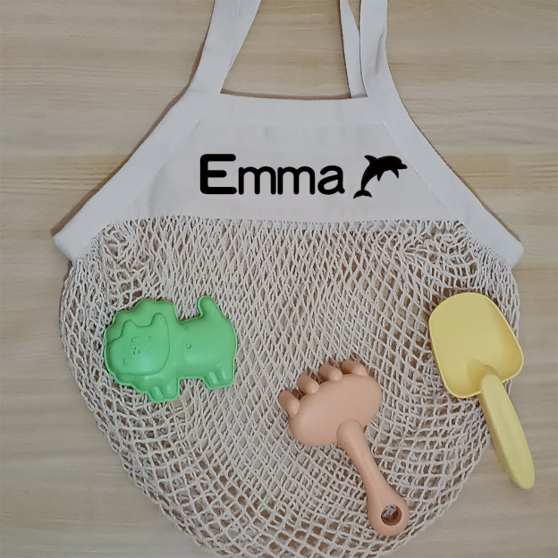 Personalized Color Mesh Beach Bag | CWBeach144