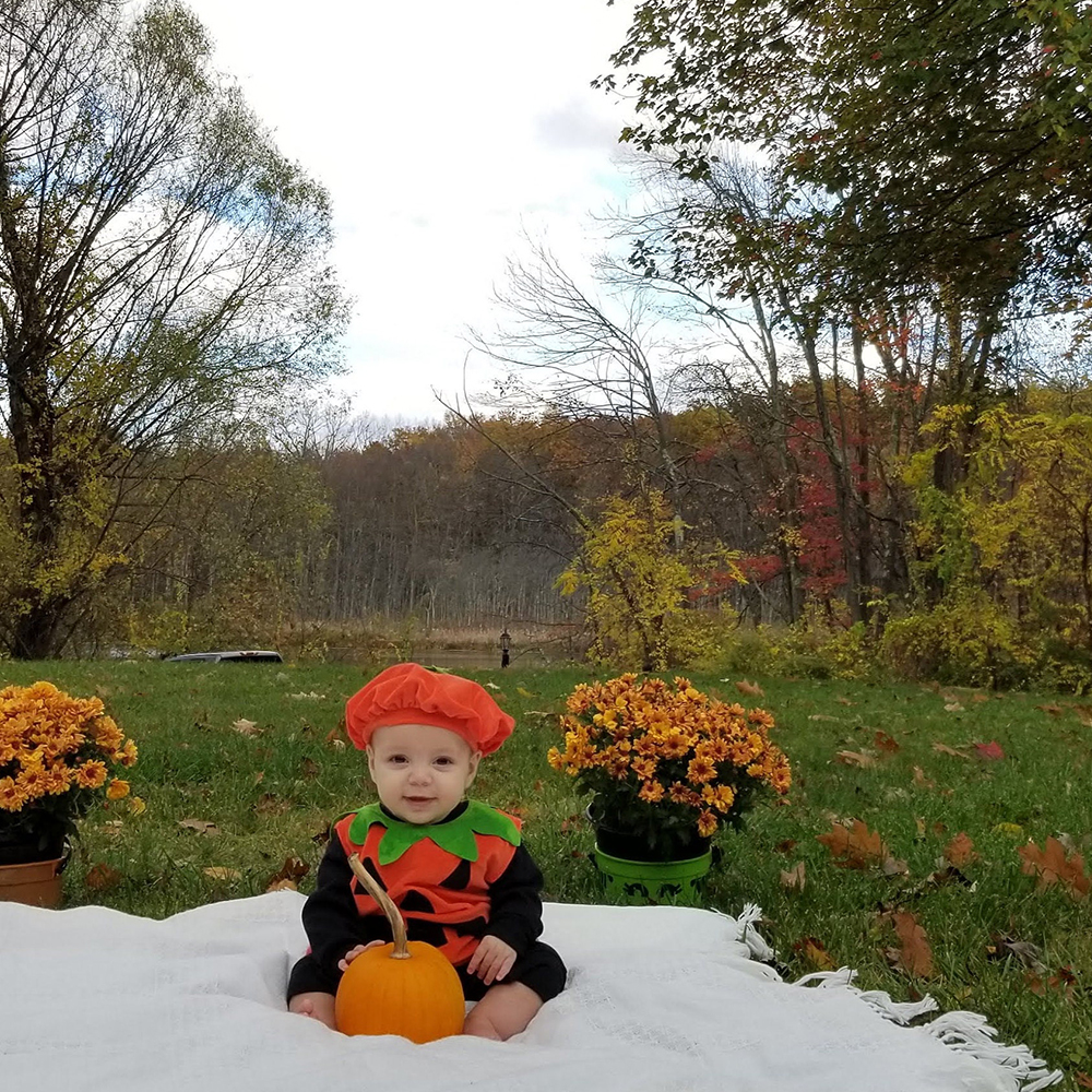 Personalized Baby Pumpkin Halloween Costume Set | CWHalloween43