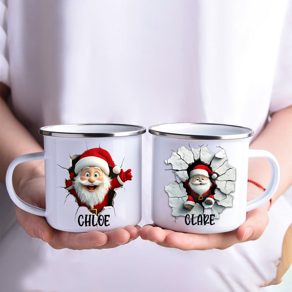 Personalised 12oz Christmas Santa Claus Mugs | MCGift209