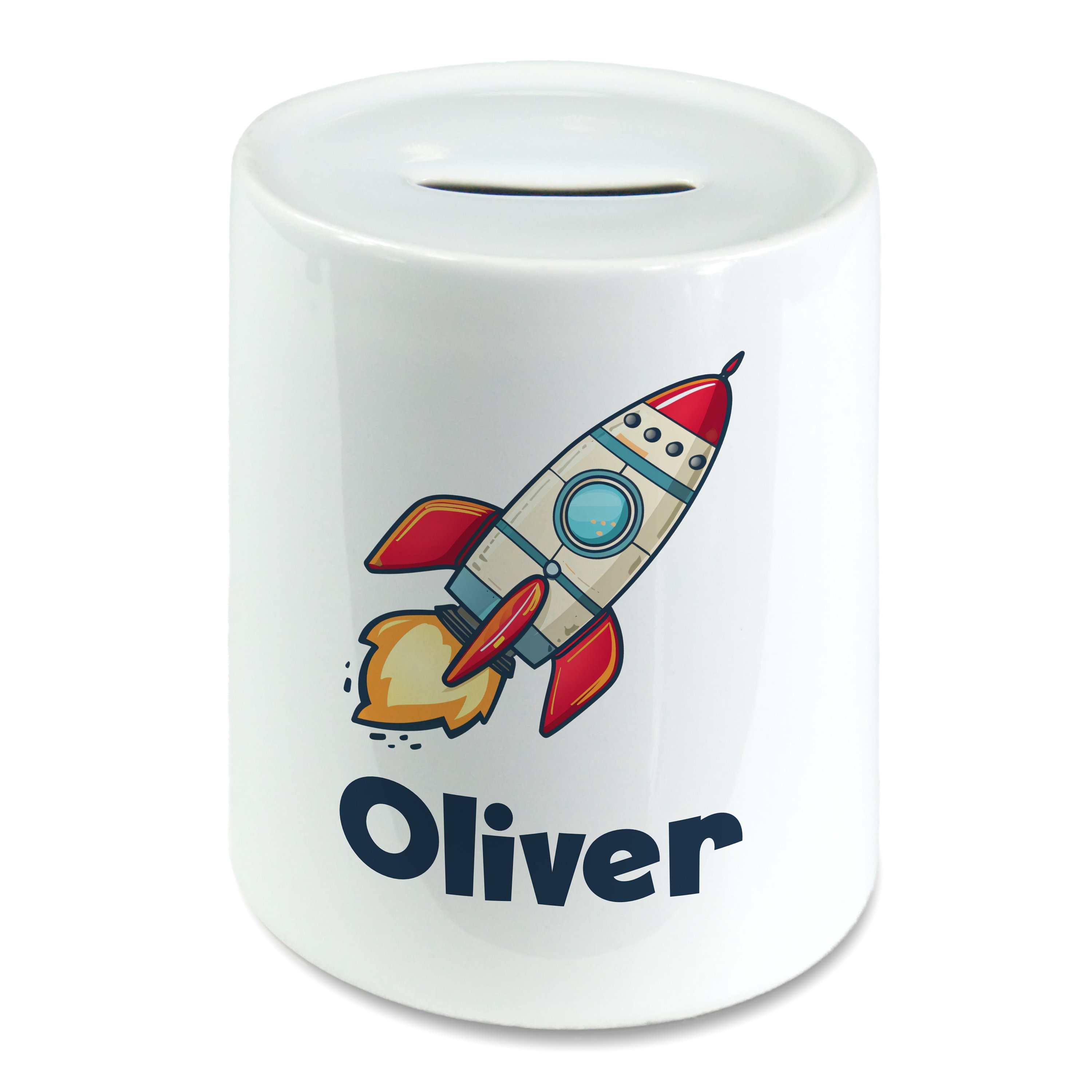 Personalized Kids Cute Pattern Piggy Bank Savings Jar | CWToy72