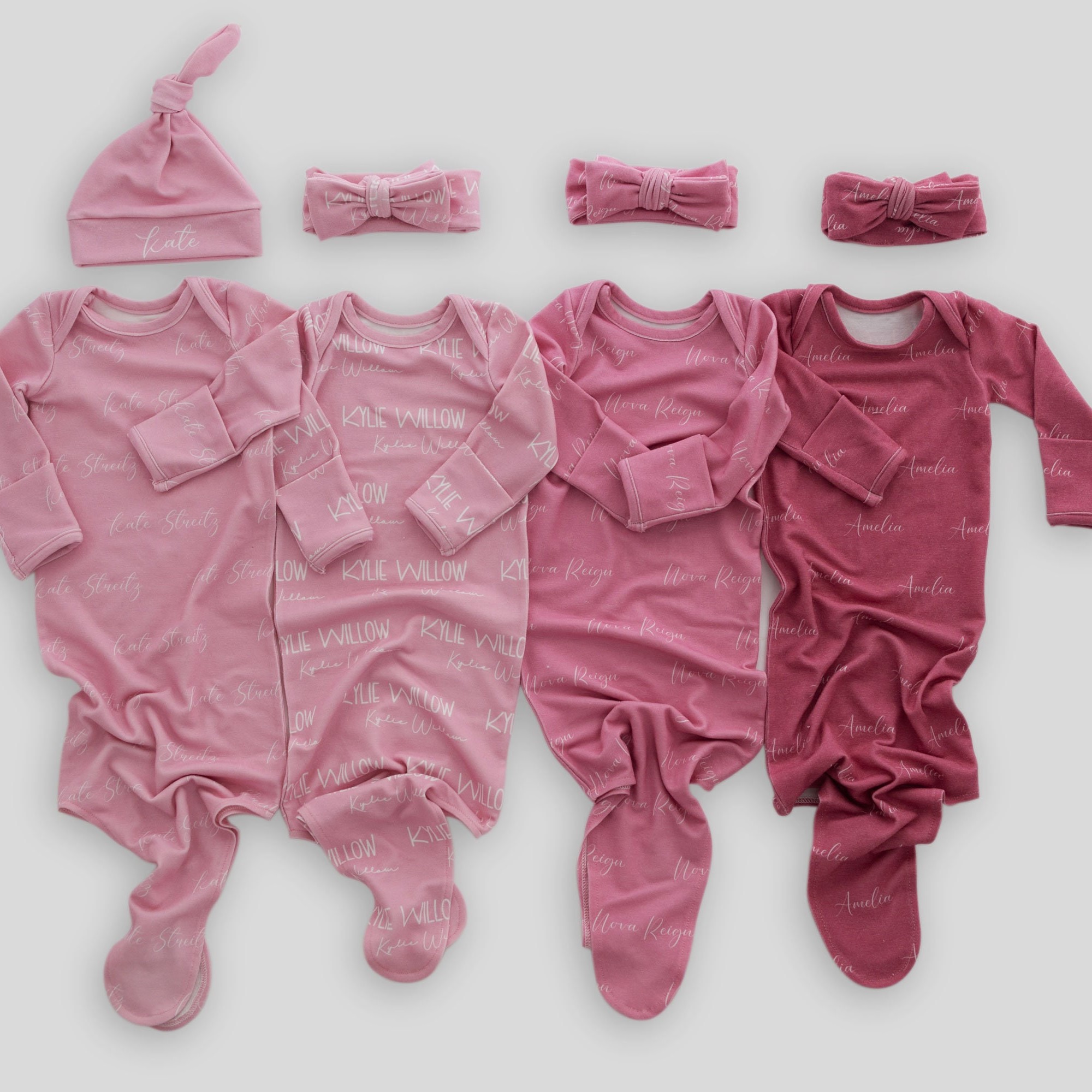 Personalized Newborn Swaddle Gown Set for Comfort & Unique | BBBlanket03