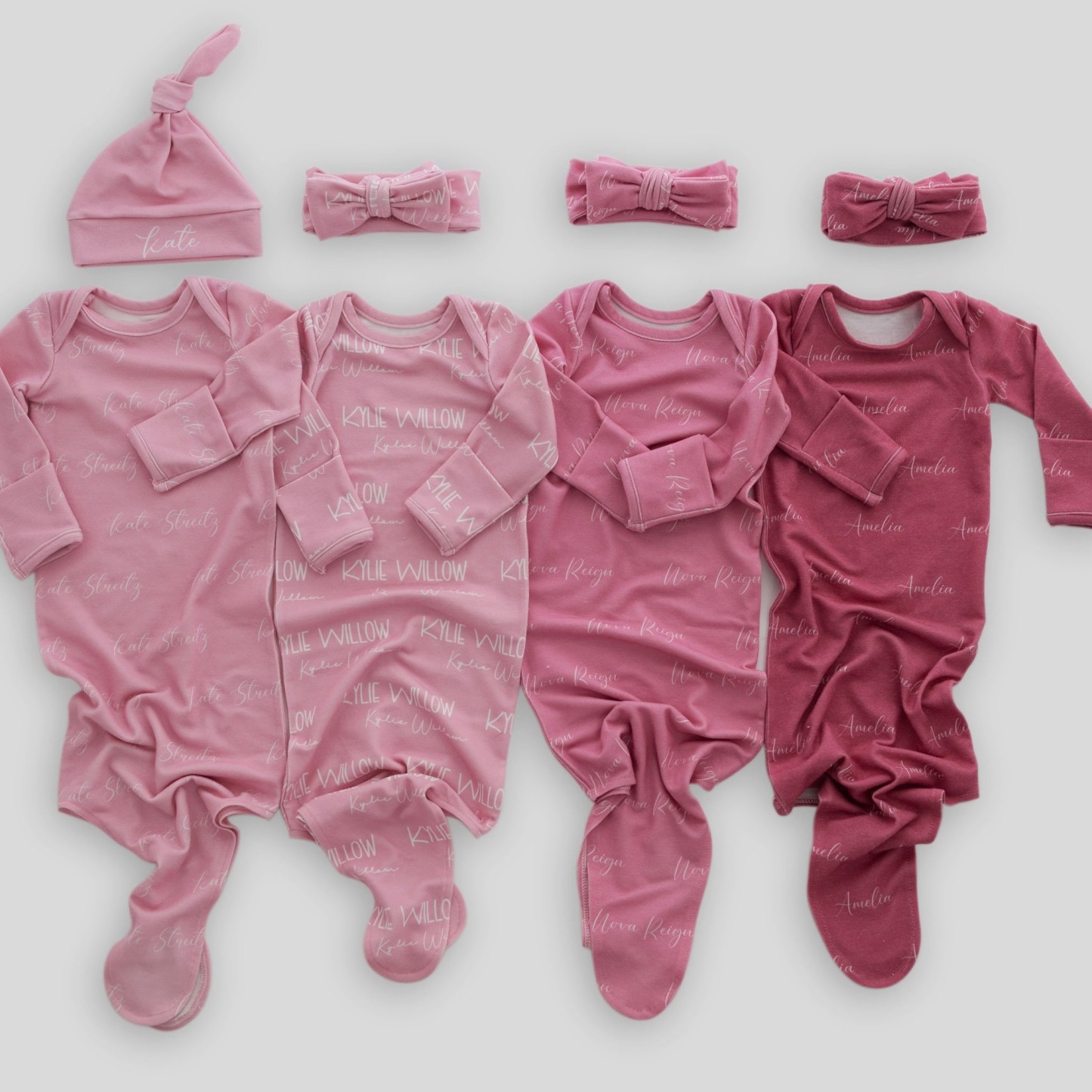 Personalized Newborn Swaddle Gown Set for Comfort & Unique | BBBlanket03