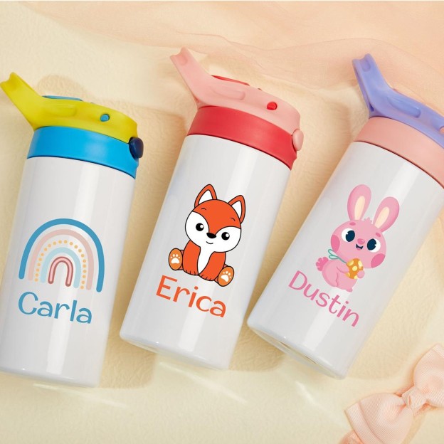 Personalised BPA Free 12oz Lovely Kid Water Bottles | YouBottle37