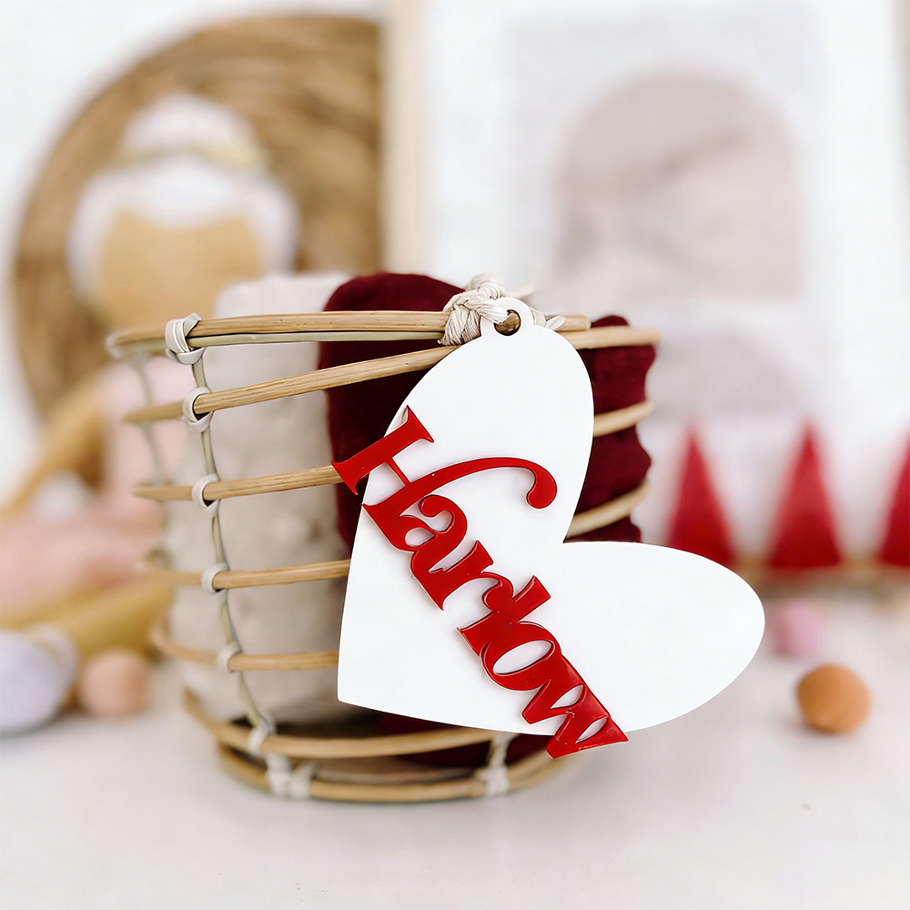 Personalized Lovely Valentine's Day Heart Tags | ValGift12