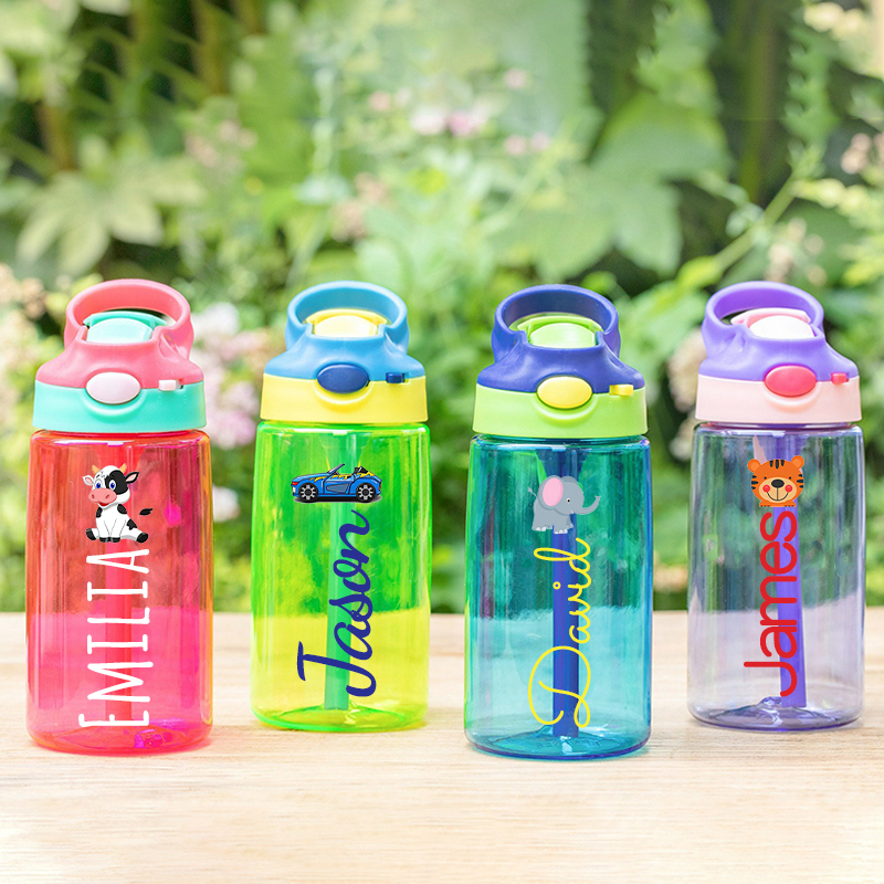 Personalised BPA Free 16oz Kid Water Bottles | YouBottle66