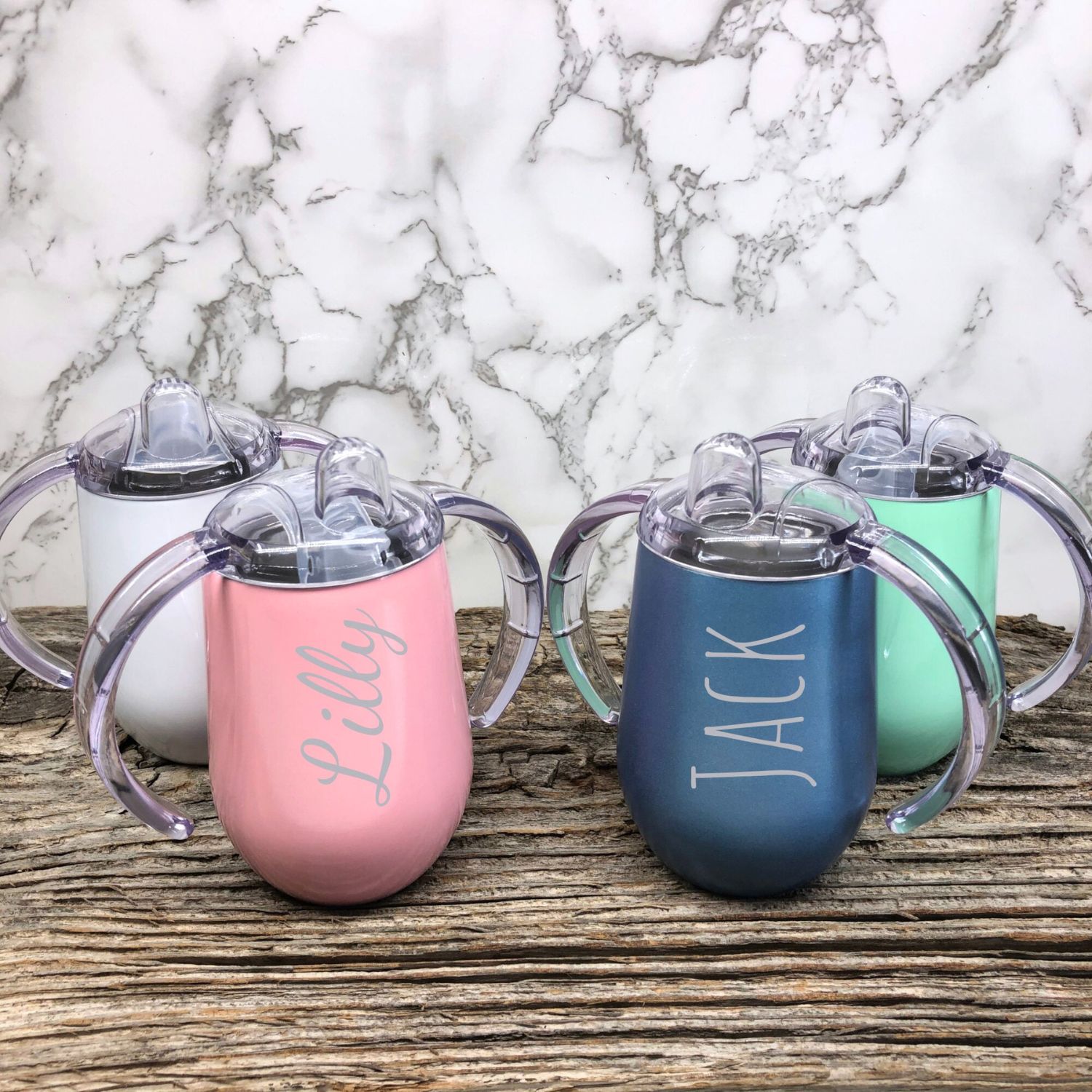 Personalized Stainless Steel Sippy Kids Cup  | Youcup03