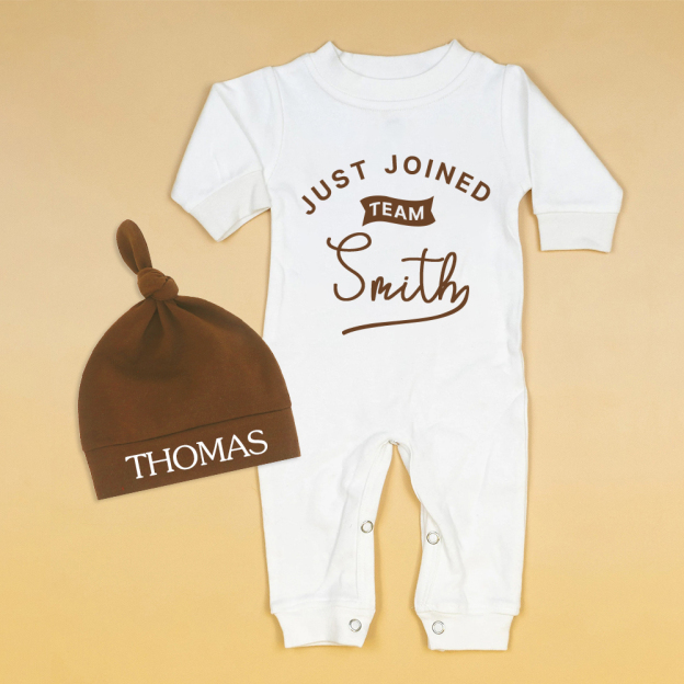 Personalized Baby Coming Home Romper Onesie Set | CWBaby257