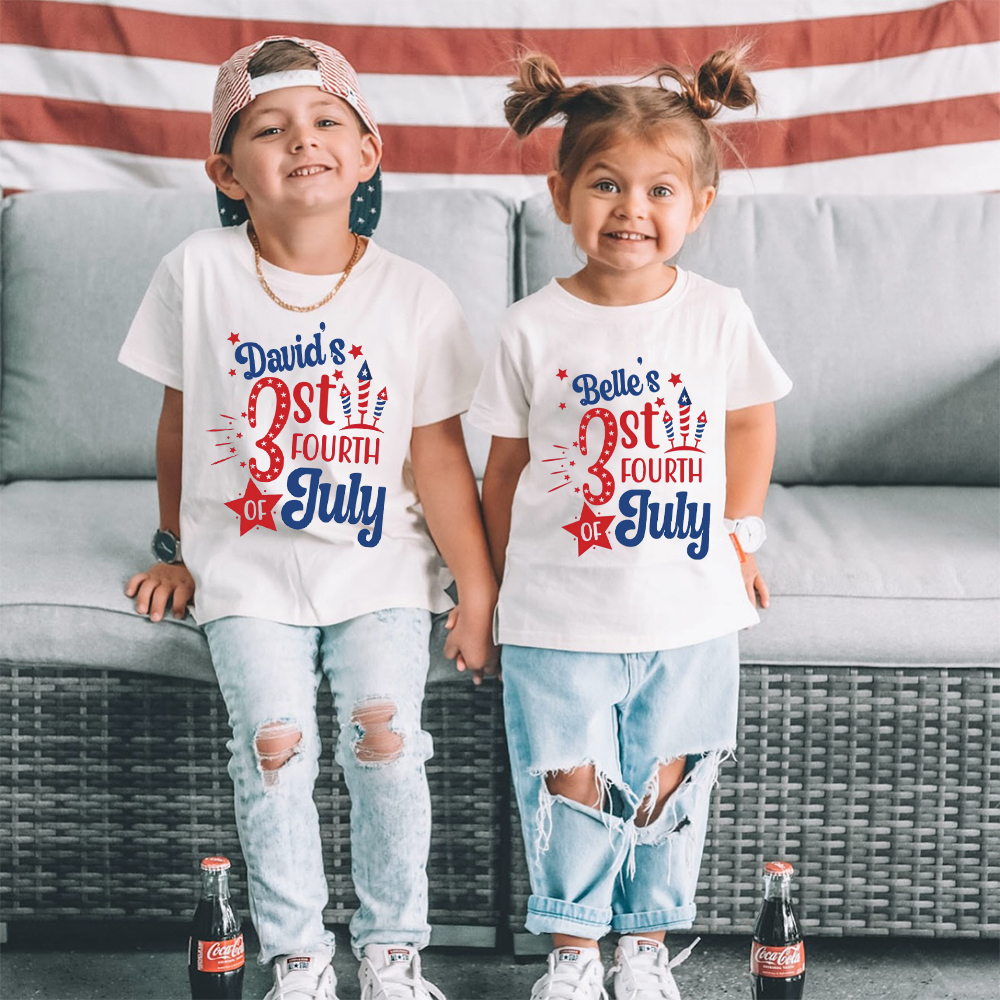 Personalized 4th of July Independence Day Shirts | CWBaby241
