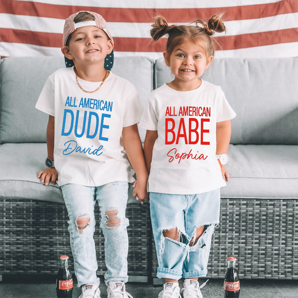 Personalized 4th of July Independence Day Shirts | CWBaby243