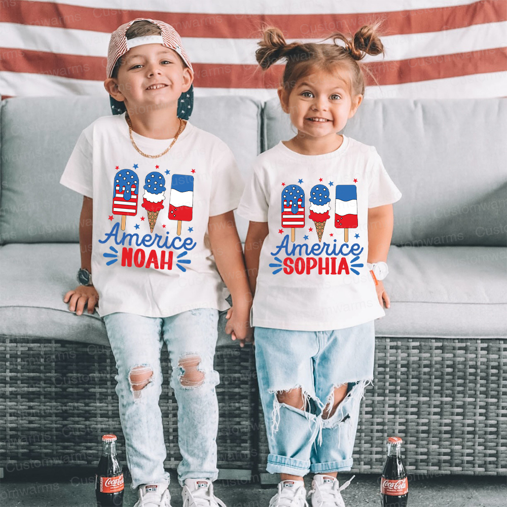 Personalized 4th of July Independence Day Shirts | CWBaby251