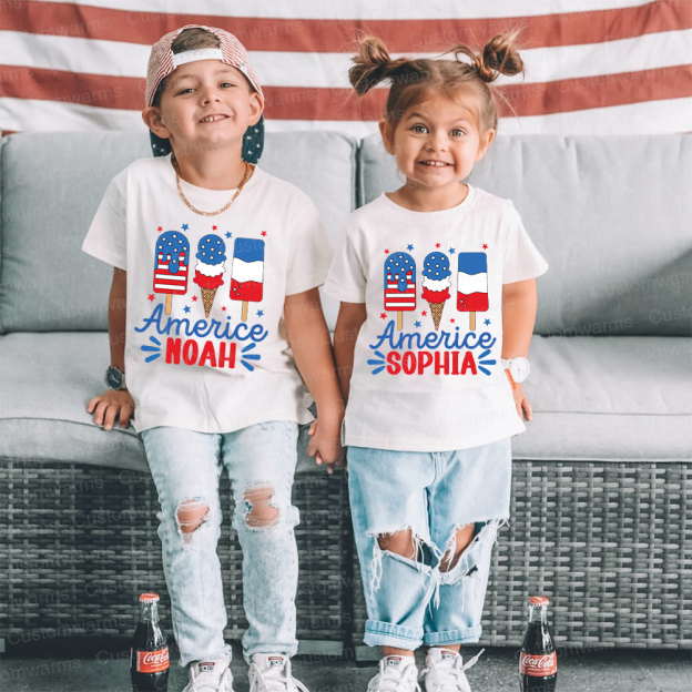 Personalized 4th of July Independence Day Shirts | CWBaby251