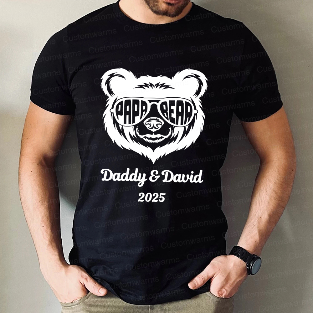 Personalized First Father's Day Daddy and Baby Outfit | CWFamily104