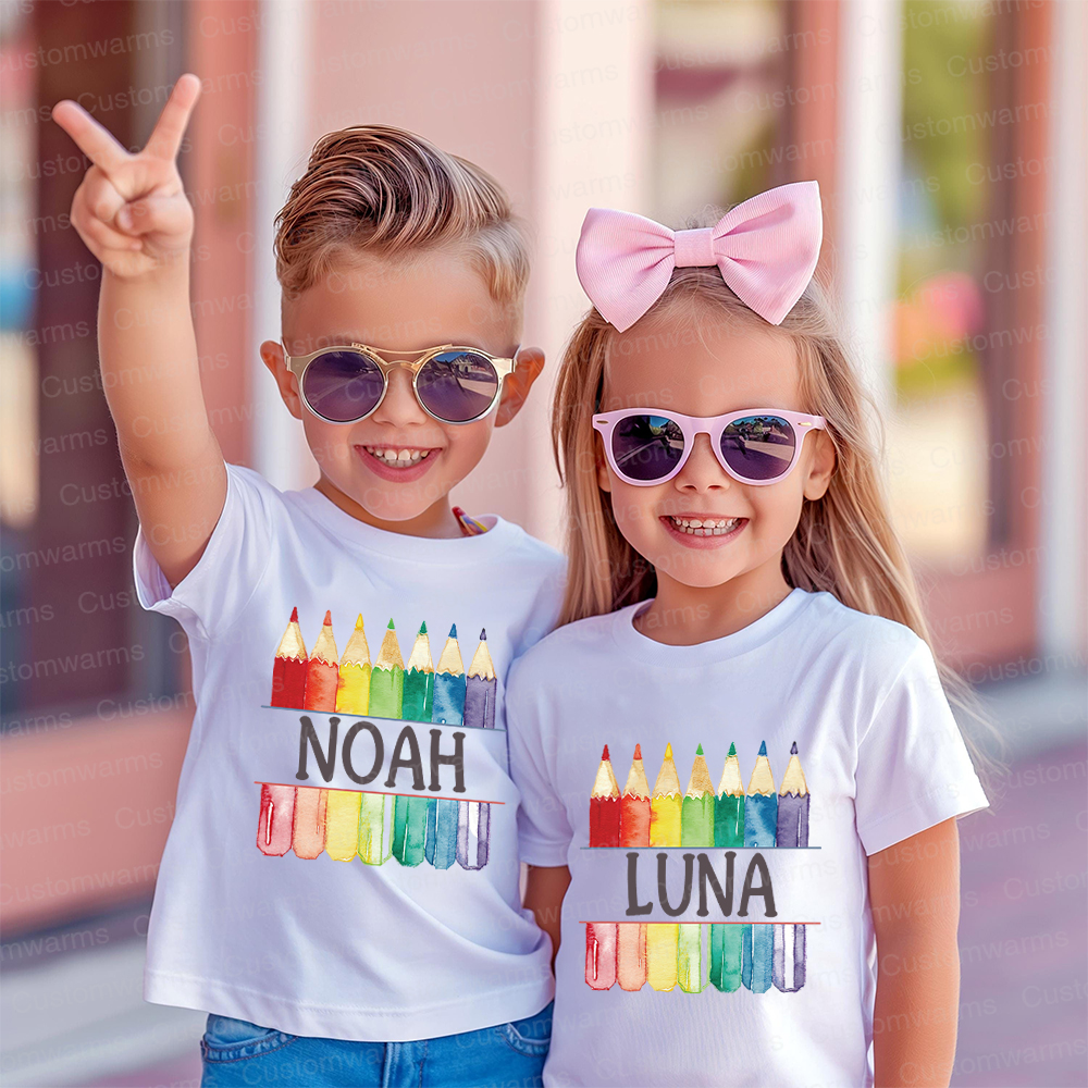 Personalized First Day Of Back To School Shirt | CWSchool01