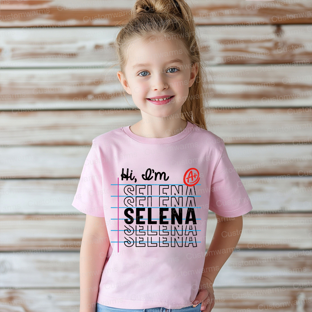 Personalized First Day Of Back To School Shirt | CWSchool07