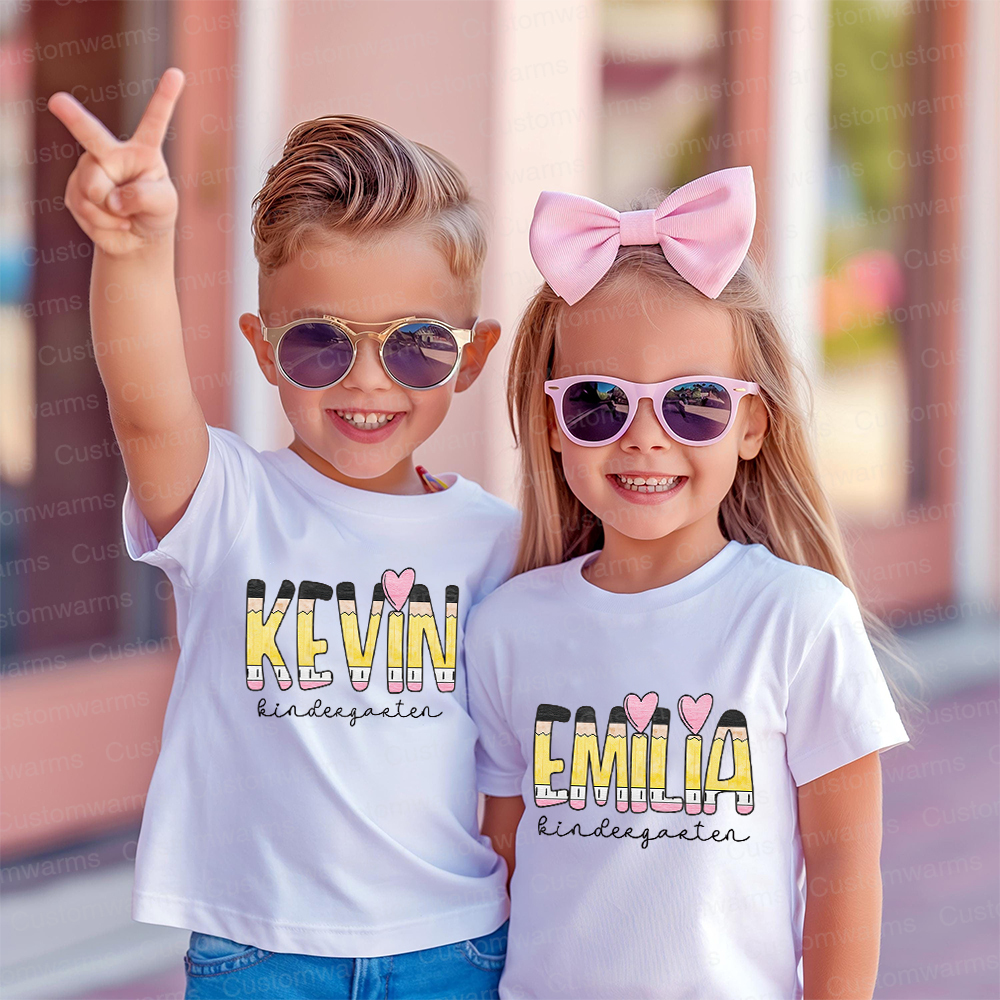 Personalized First Day Of Back To School Shirt | CWSchool09