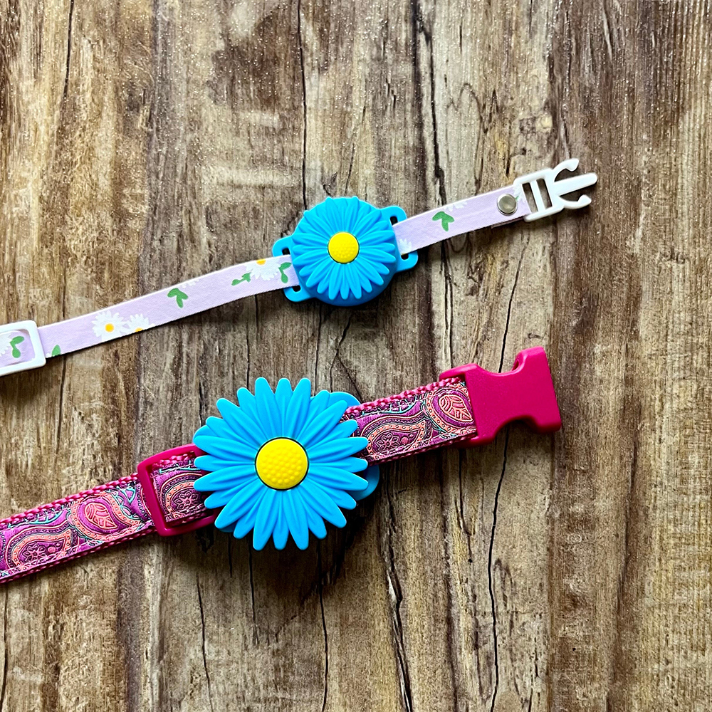 Personalized Pet Apple Air Tag Holder for Dog Collar | BKPet165