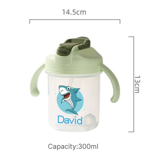 Personalized BPA Free 10oz Mini Portable Water Bottle With Straw | YouBottle70