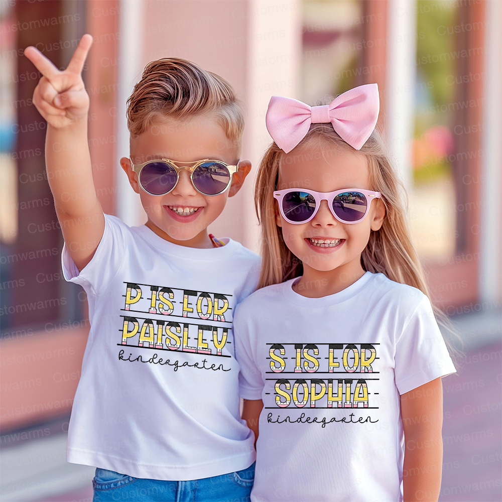 Personalized First Day Of Back To School Shirt | CWSchool12