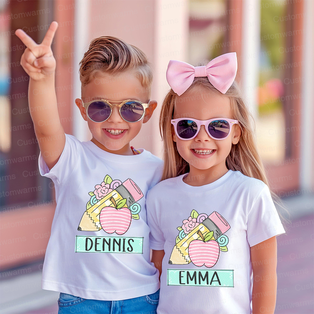 Personalized First Day Of Back To School Shirt | CWSchool13