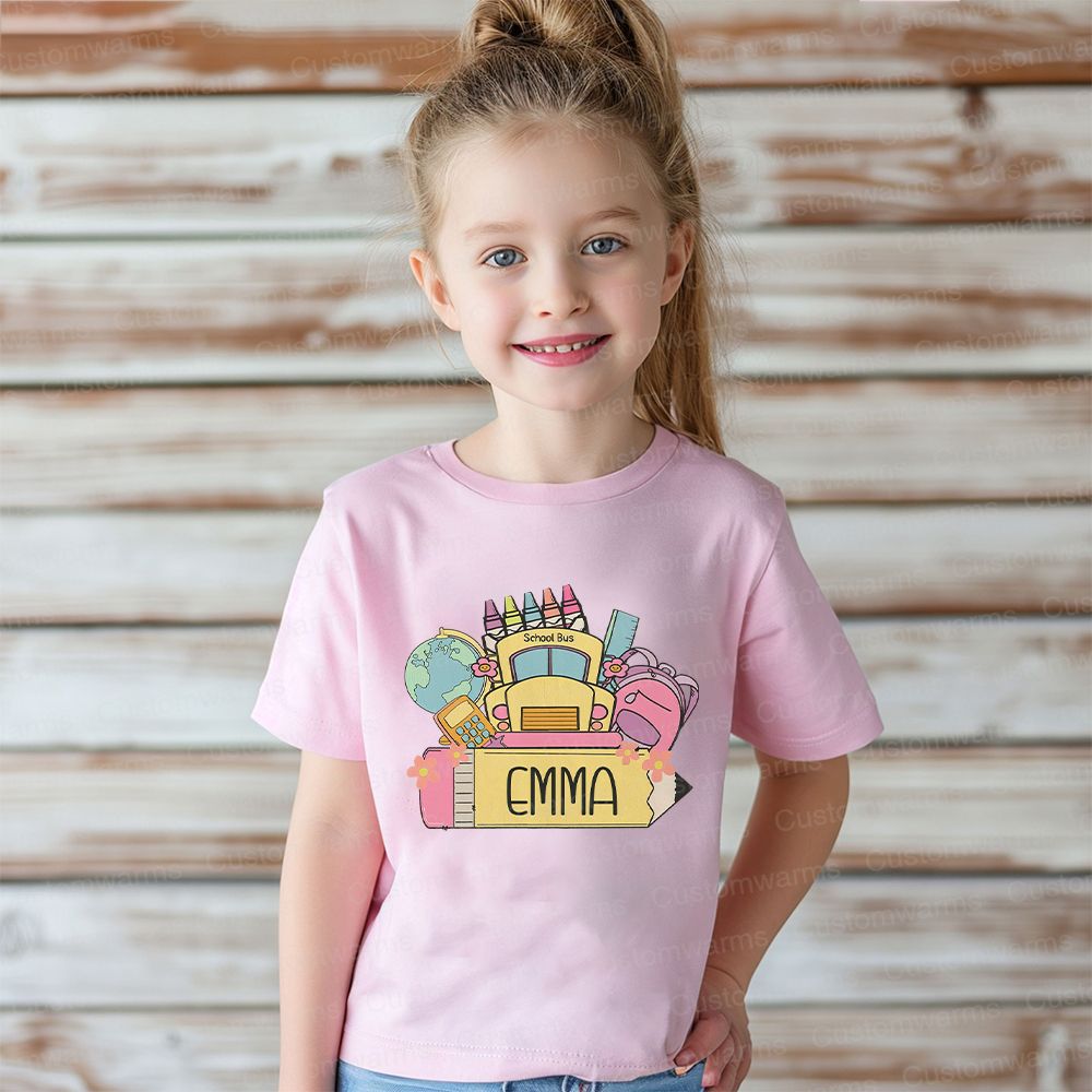 Personalized First Day Of Back To School Shirt | CWSchool17