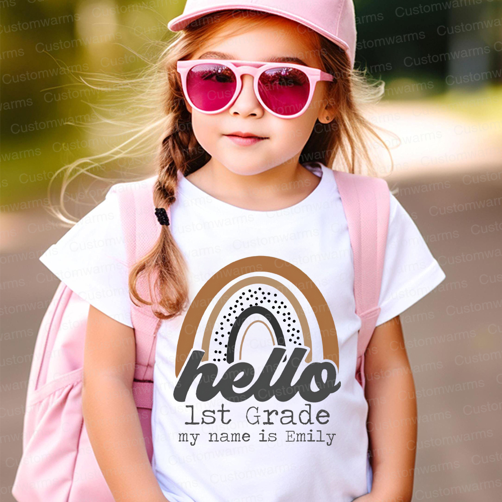 Personalized First Day Of Back To School Shirt | CWSchool21