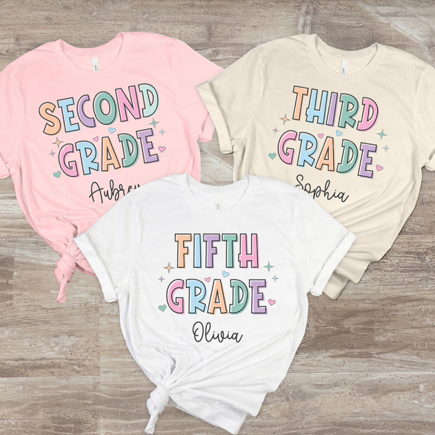 Personalized First Day Of Back To School Shirt | CWSchool28