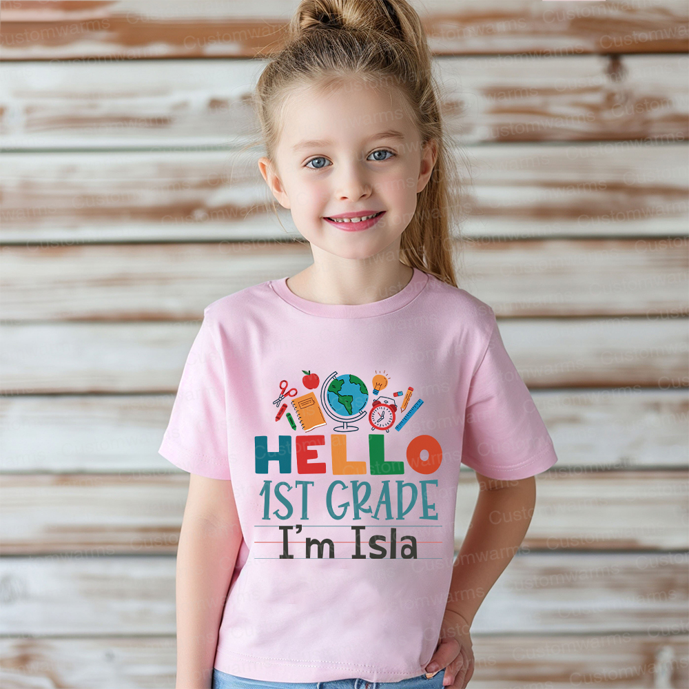 Personalized First Day Of Back To School Shirt | CWSchool31