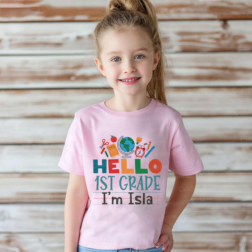 Personalized First Day Of Back To School Shirt | CWSchool31