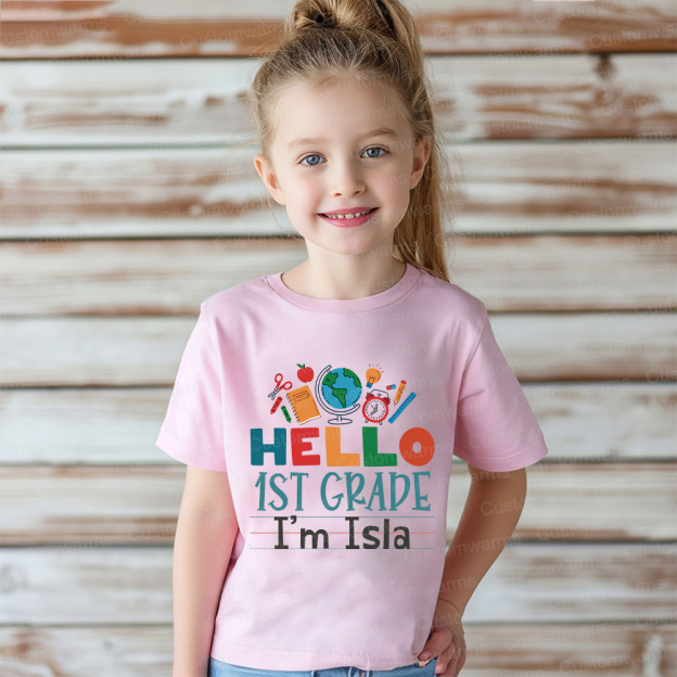 Personalized First Day Of Back To School Shirt | CWSchool31