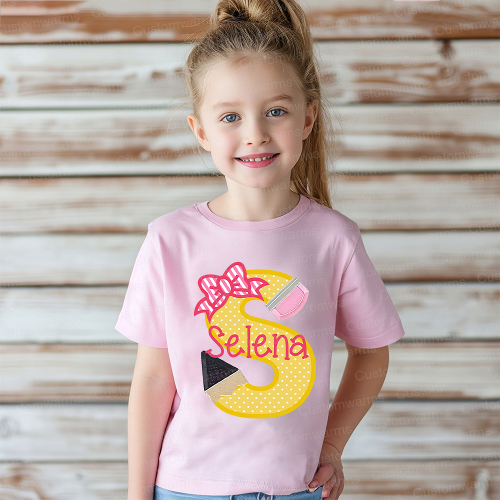 Personalized First Day Of Back To School Shirt | CWSchool33