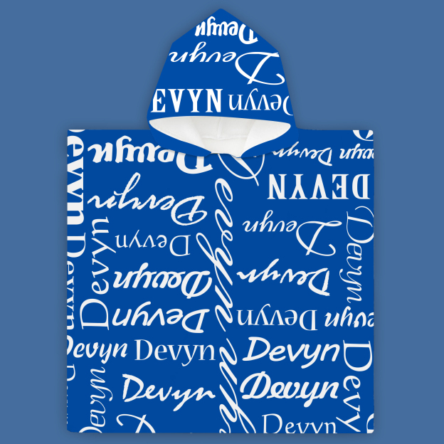 Personalized Hooded Beach Towel for Summer & Beach | CWHTowel02