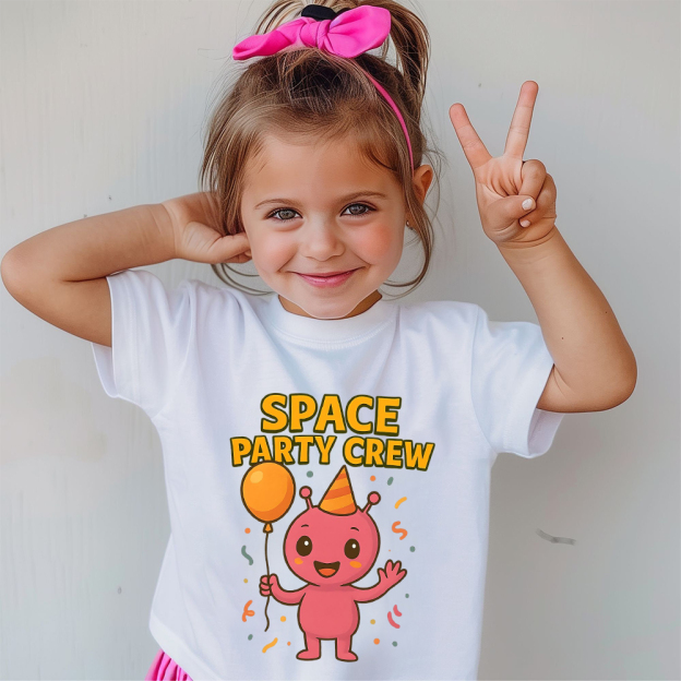 Personalized Space Party Birthday T-Shirt | inBirth33