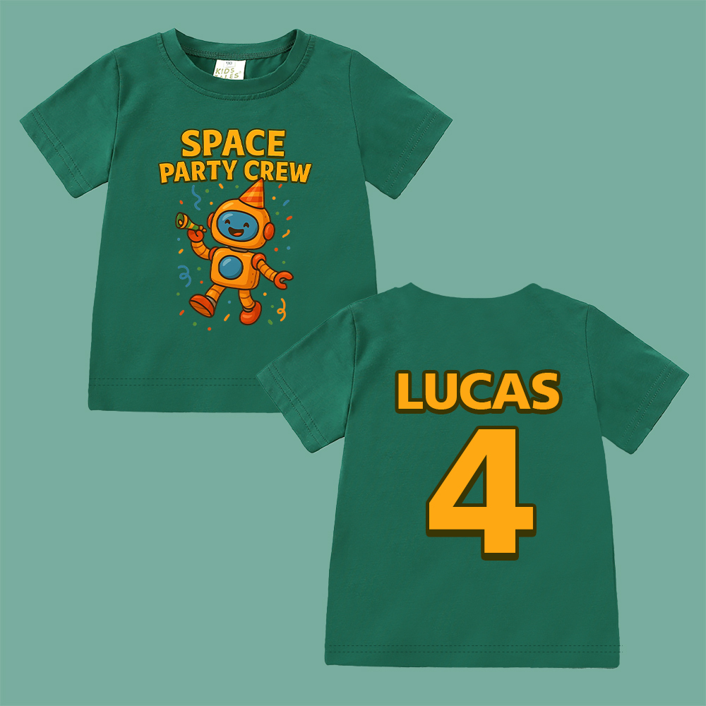 Personalized Space Party Birthday T-Shirt | inBirth33